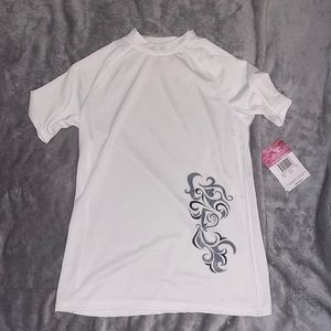 Kanu Rash-guard Color:White Size: Small